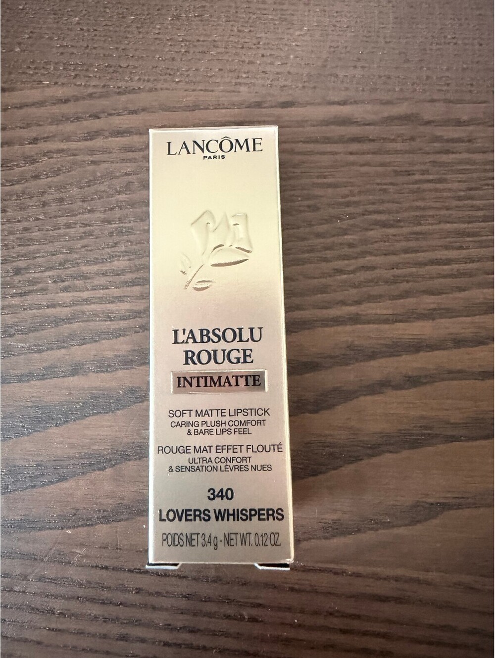 Lancome L'Absolu Rouge Intimatte 340 Lovers Whispers